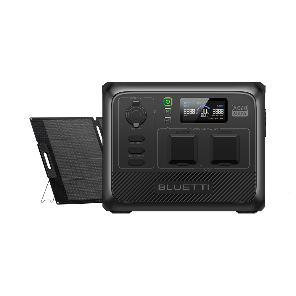 BLUETTI AC60 Tragbares Kraftwerk | 600W 403Wh