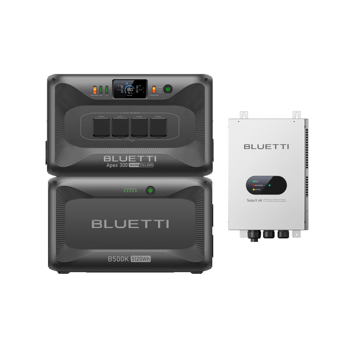 Apex 300+B500K+SolarX 4K