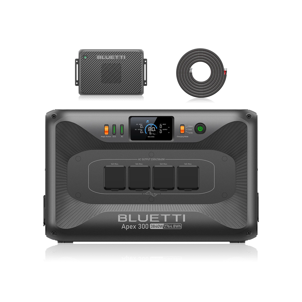 BLUETTI Charger 2 | Cargador DC dual de 1200 W con alternador y energía solar