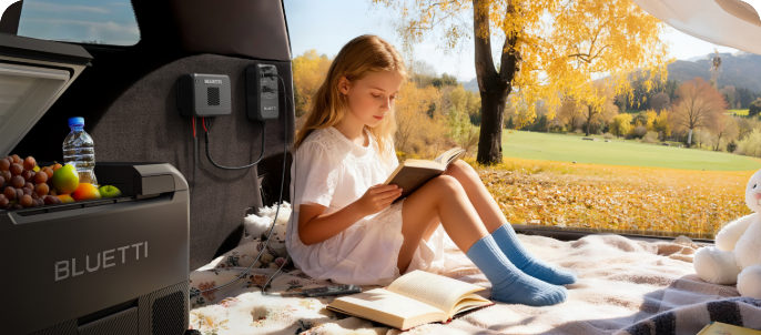 BLUETTI Charger 2 | Cargador DC dual de 1200 W con alternador y energía solar