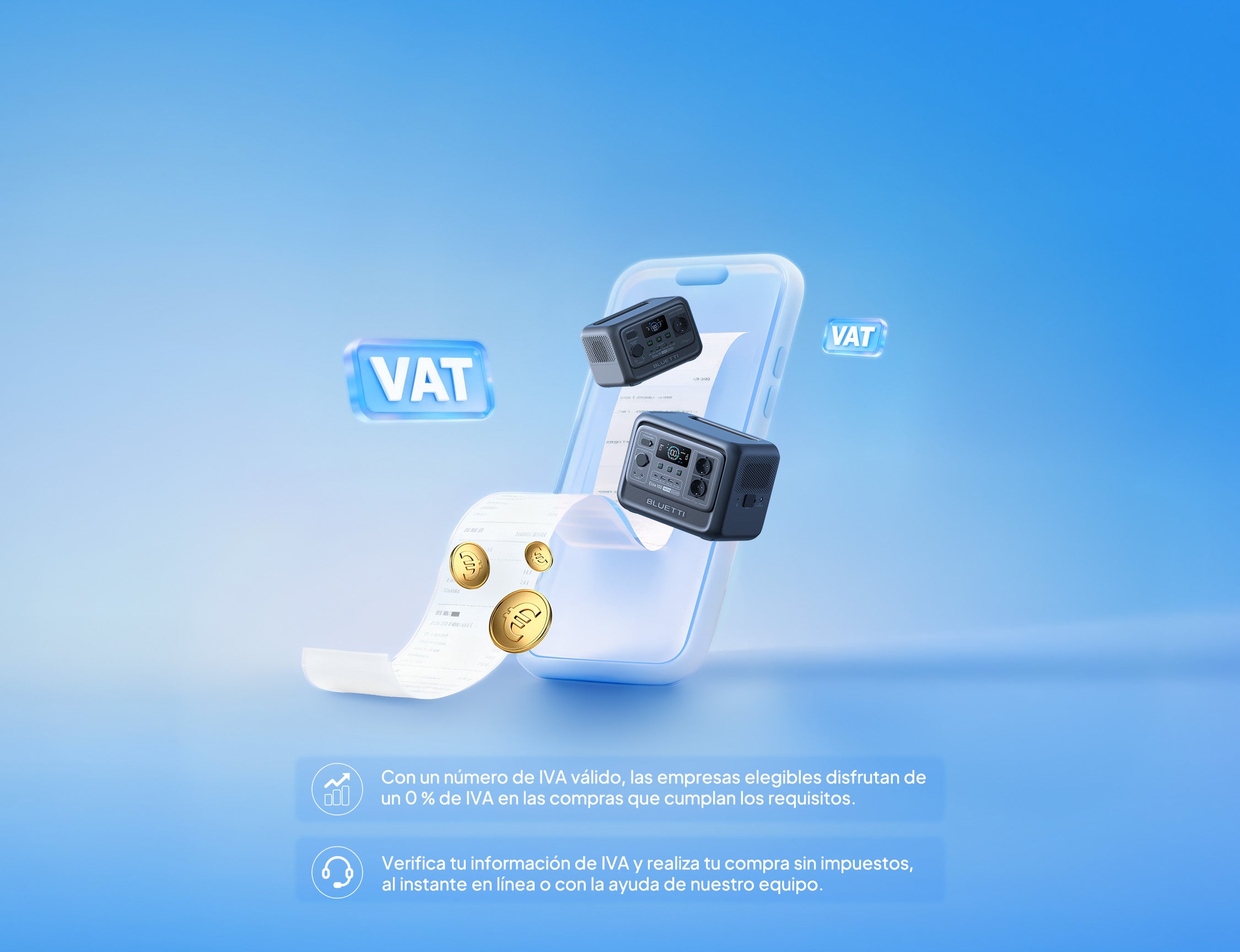 Disfruta de hasta 27 % de IVA <br class="hidden lg:block">
exento para PYMEs*