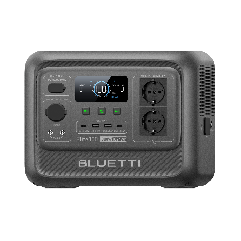 BLUETTI Elite 100 V2 Estación de energía portátil| 1.800W 1.024Wh
