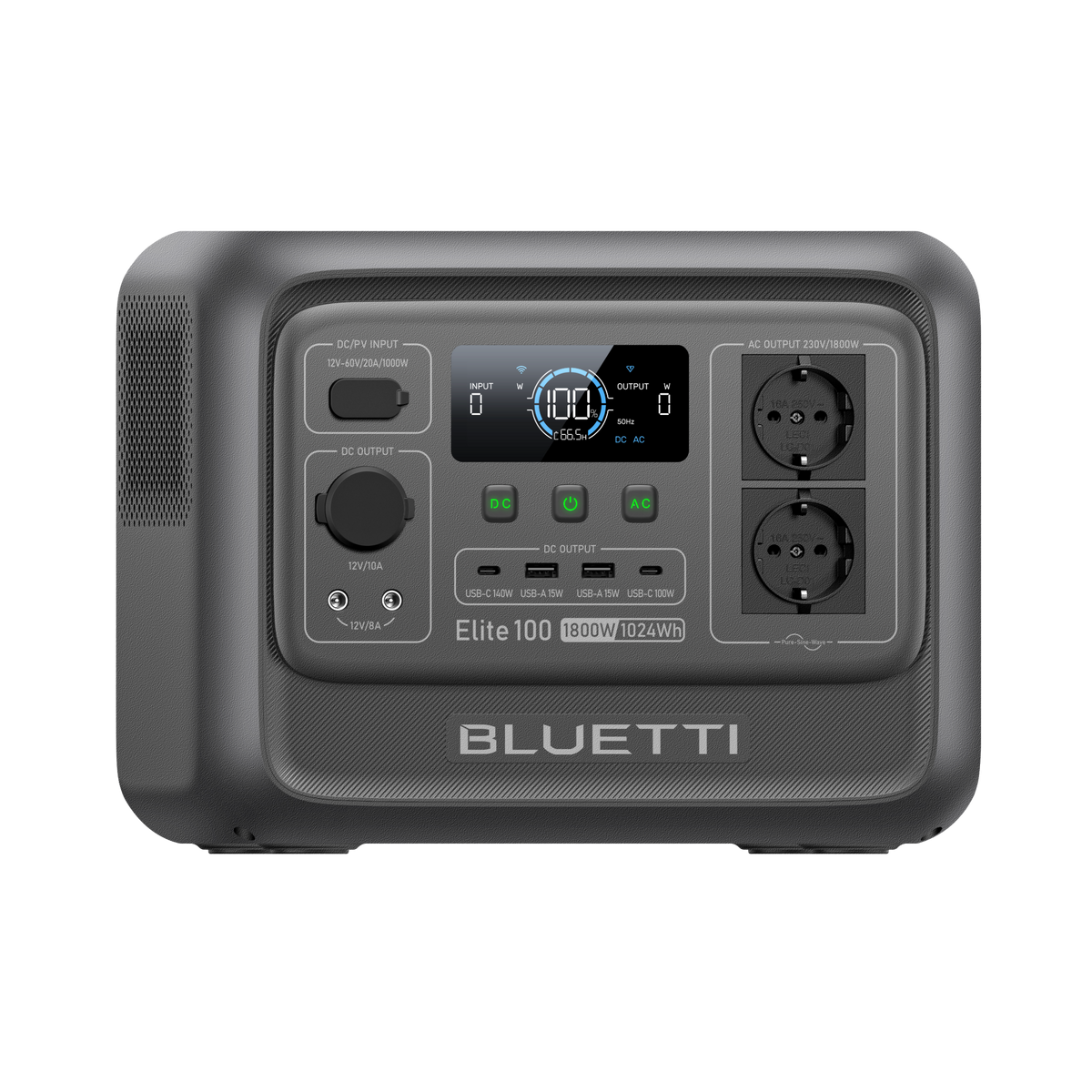 BLUETTI Elite 100 V2 Estación de energía portátil| 1.800W 1.024Wh