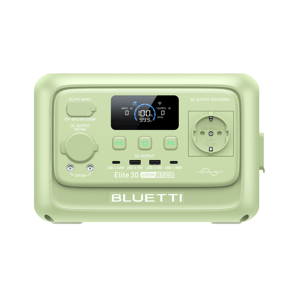 BLUETTI Elite 30 V2 Estación de energía portátil | 600 W 288 Wh