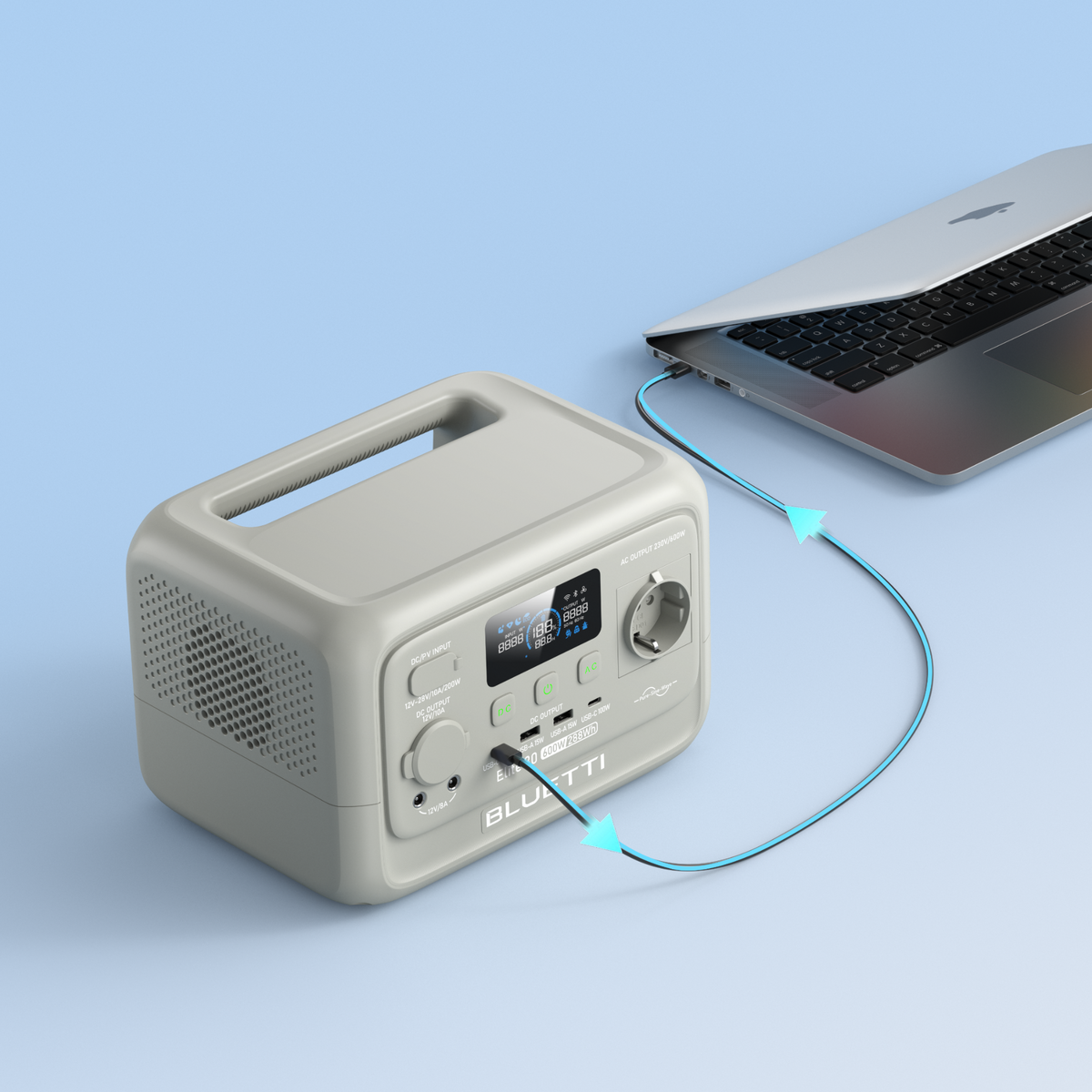 BLUETTI Elite 30 V2 Estación de energía portátil | 600 W 288 Wh