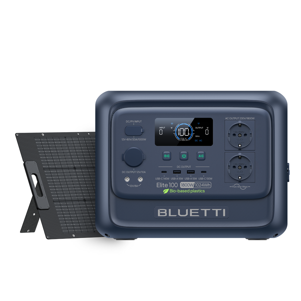 BLUETTI Elite 100 V2 Estación de energía portátil| 1.800W 1.024Wh