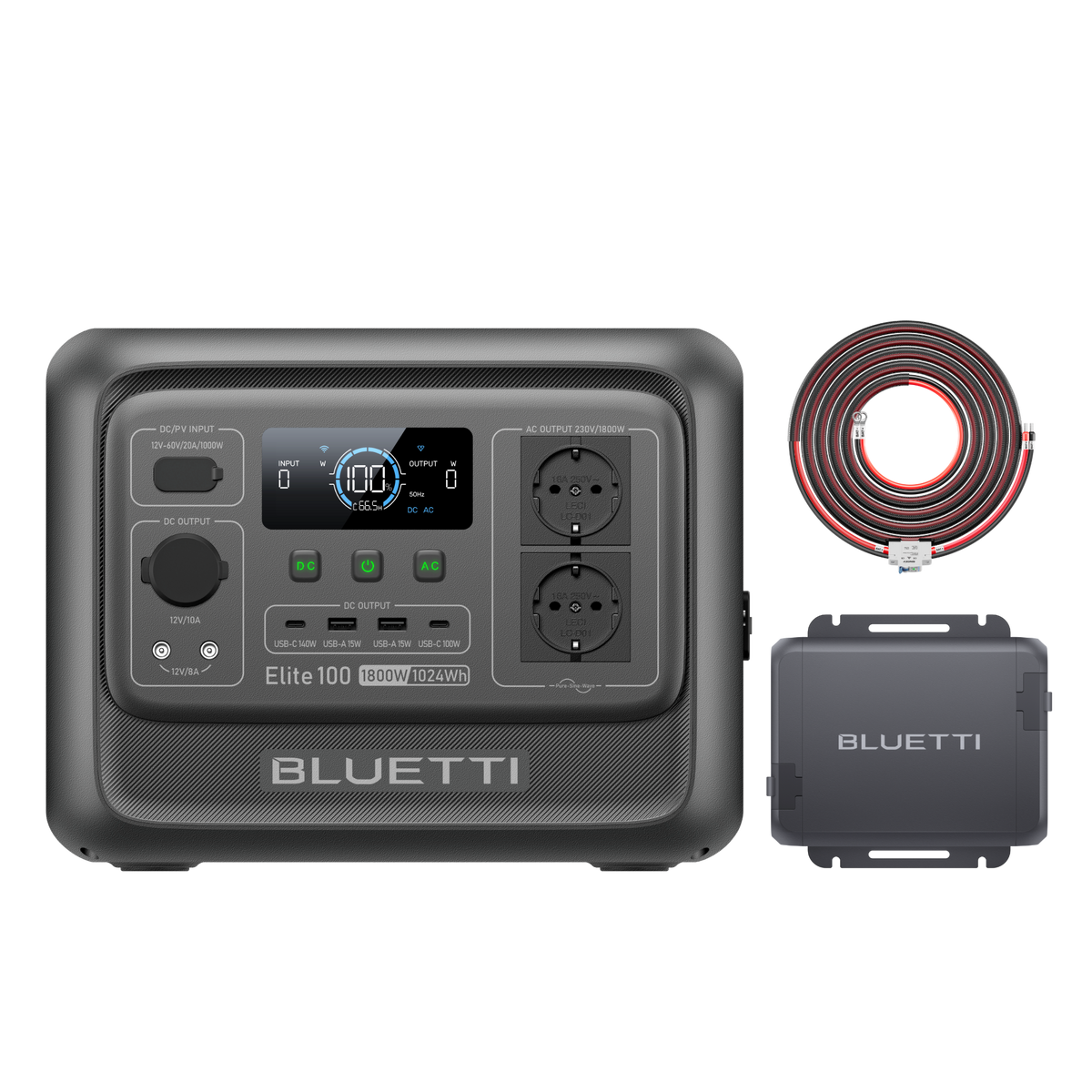 BLUETTI Elite 100 V2 Estación de energía portátil| 1.800W 1.024Wh