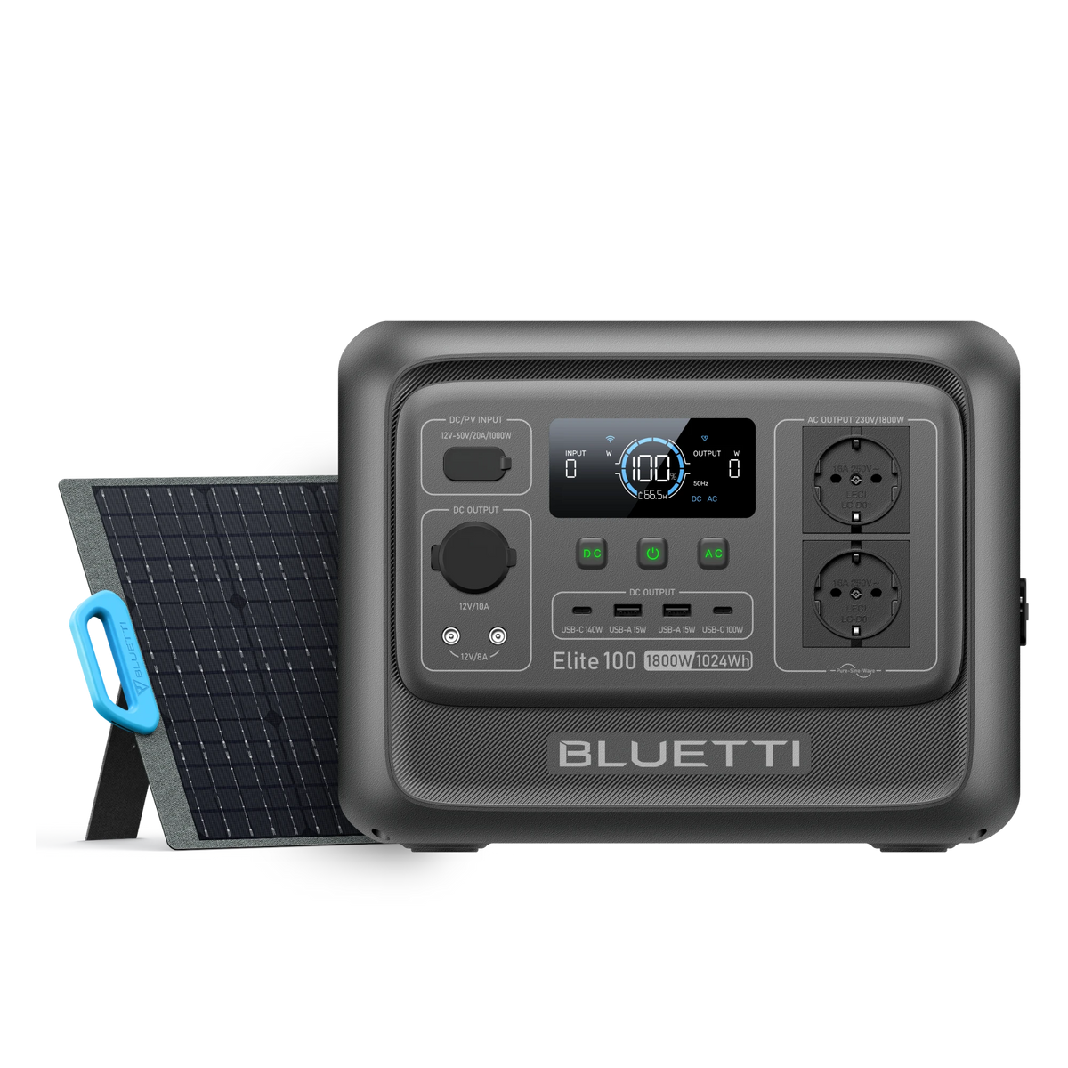 BLUETTI Elite 100 V2 Estación de energía portátil| 1.800W 1.024Wh