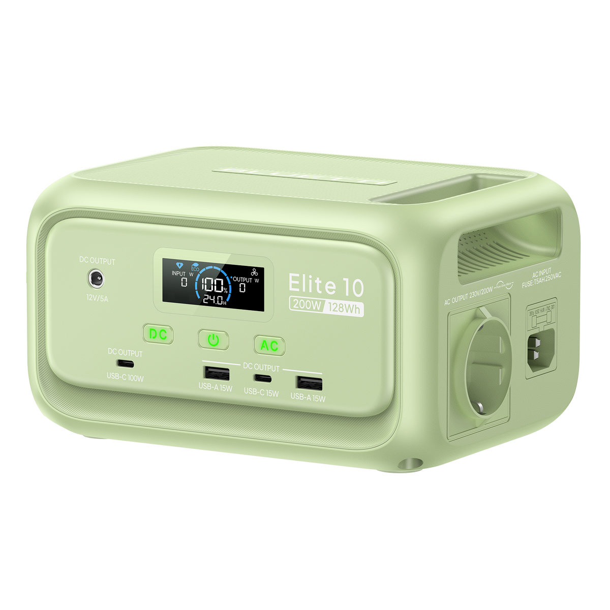 BLUETTI Elite 10 Mini Estación de energía portátil | 200 W 128 Wh