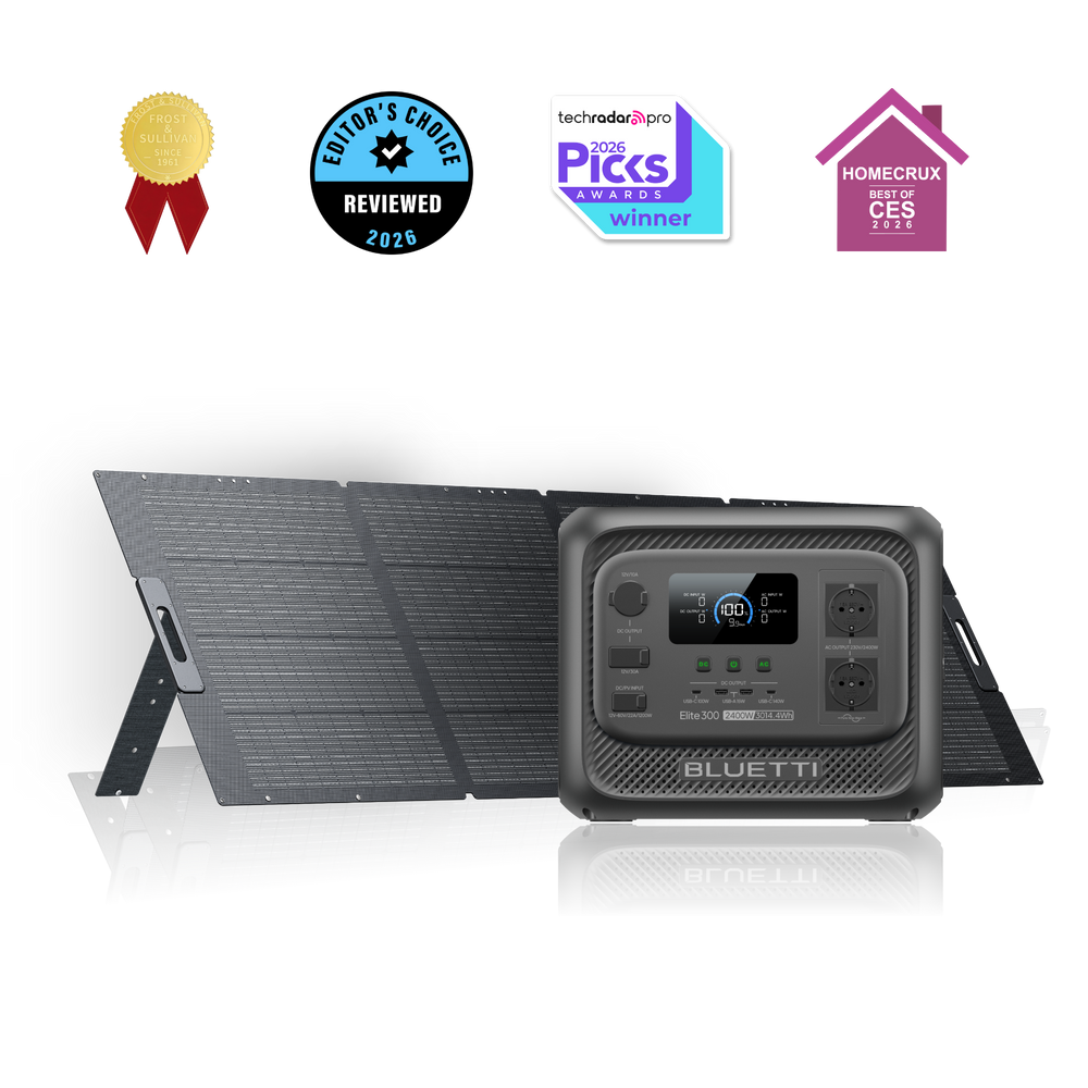 BLUETTI Elite 300 Estación de Energía Portátil | 2.400 W, 3.014,4 Wh