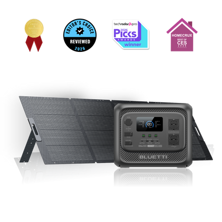 BLUETTI Elite 300 Estación de Energía Portátil | 2.400 W, 3.014,4 Wh