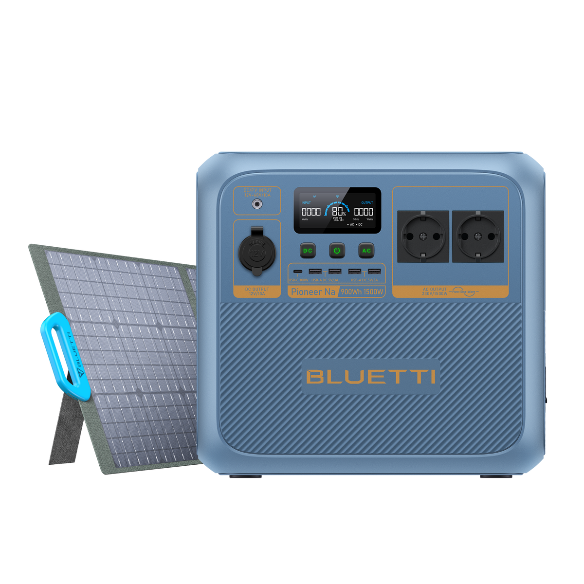BLUETTI Pionner Na (Sodium-ion)  Estación de Energía Portátil | 1.500 W 900 Wh