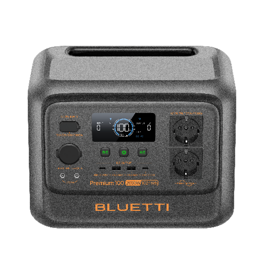 BLUETTI Premium 100 V2 Estación de energía portátil | 2.000 W 1.024 Wh