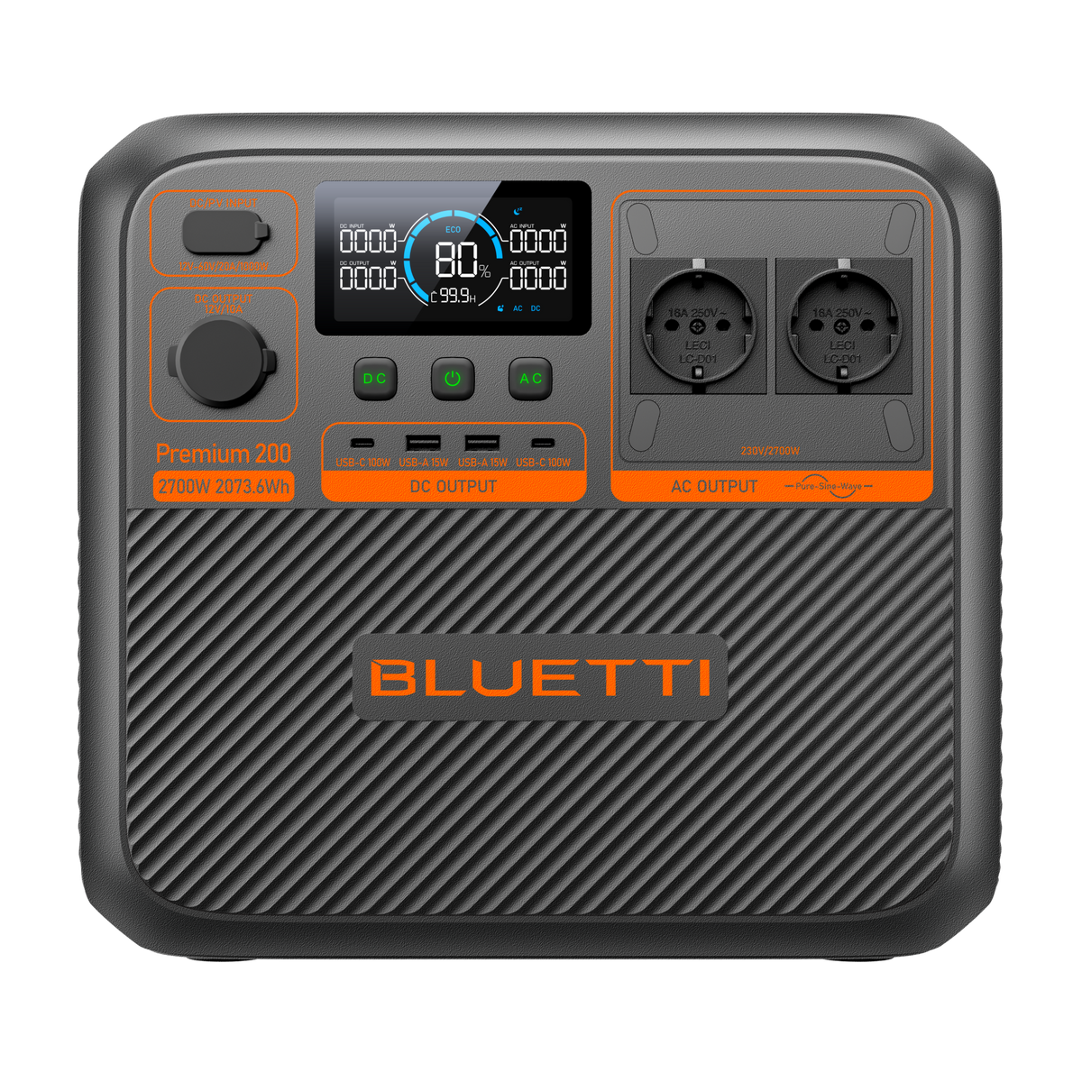 BLUETTI Premium 200 V2 Estación de energía portátil | 2.700 W 2.073 Wh