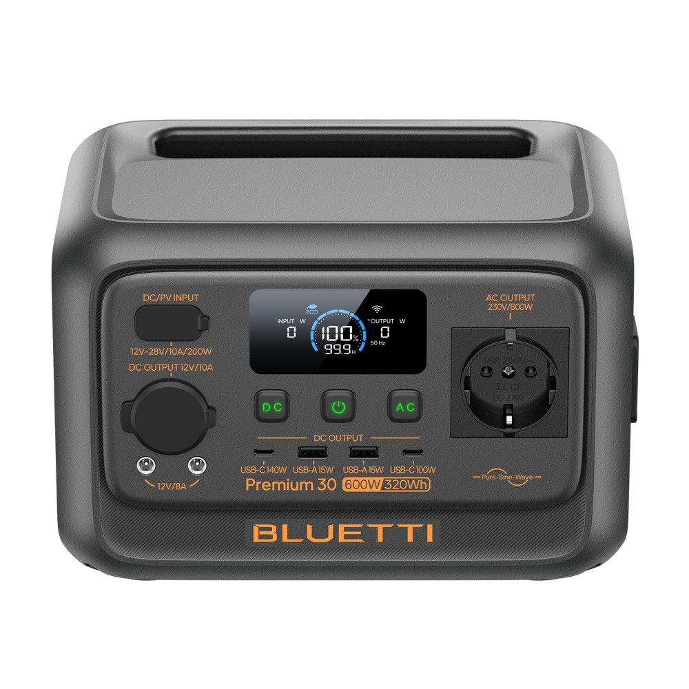 BLUETTI Premium 30 V2 Estación de energía portátil | 600 W 320 Wh