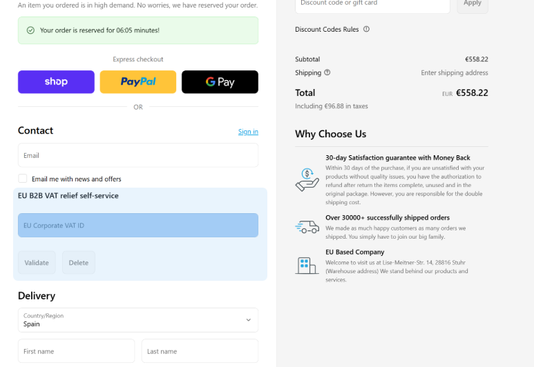 Paso 2: Verifica tu número de IVA