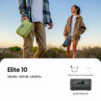 BLUETTI Elite 10 Mini Estación de energía portátil | 200 W 128 Wh