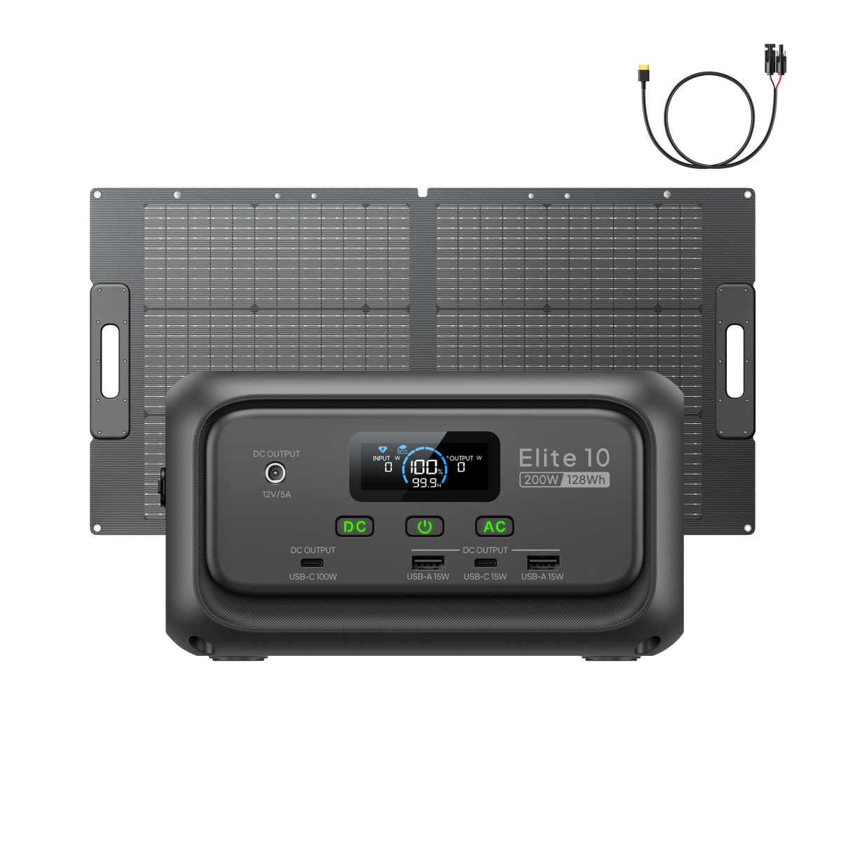 BLUETTI Elite 10 Mini Estación de energía portátil | 200 W 128 Wh