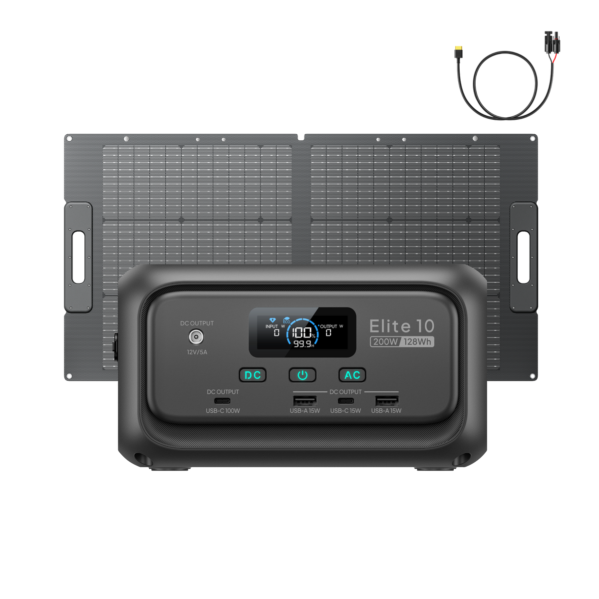 BLUETTI Elite 10 Mini Estación de energía portátil | 200 W · 128 Wh (Amazon)