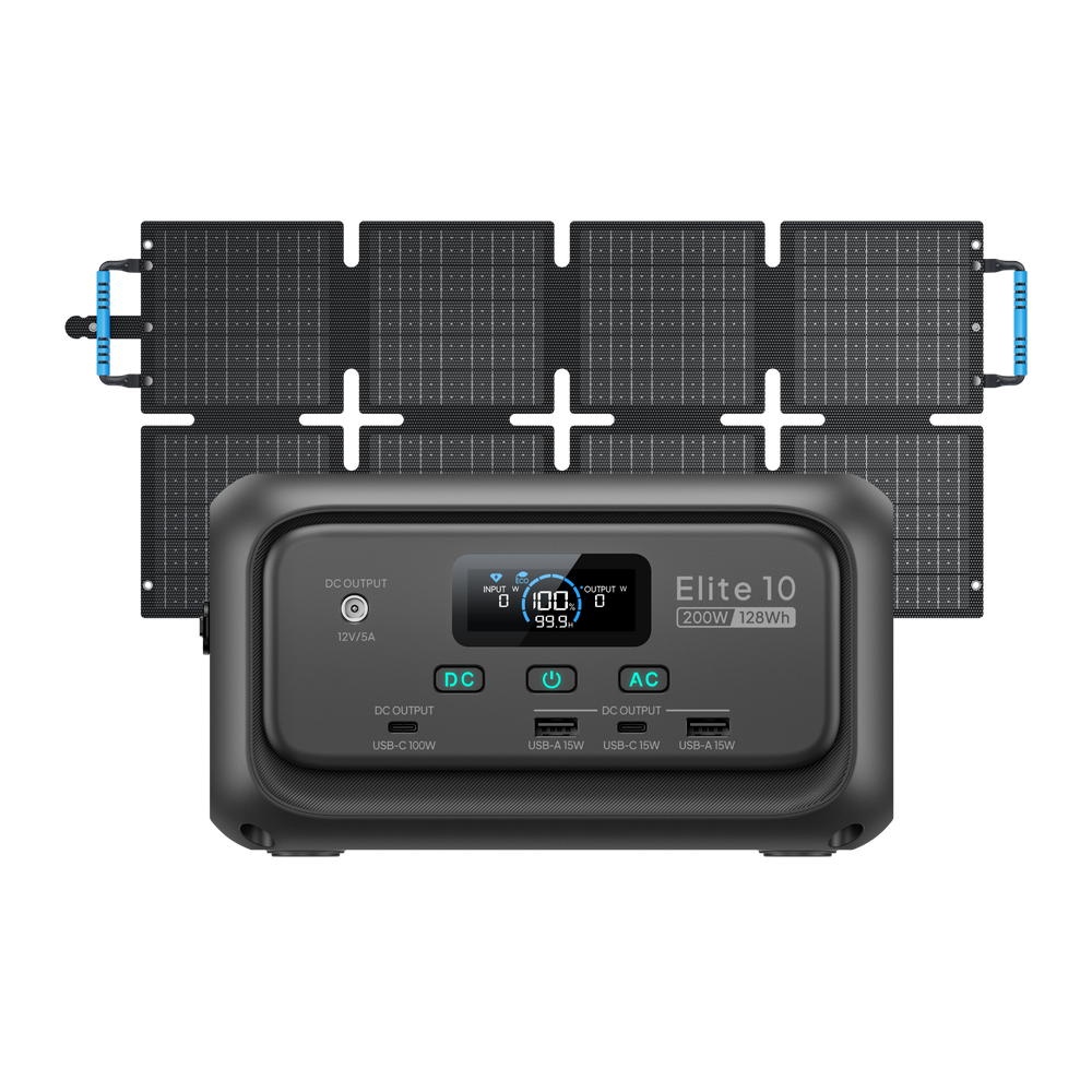 BLUETTI Elite 10 Mini Estación de energía portátil | 200 W · 128 Wh (Amazon)