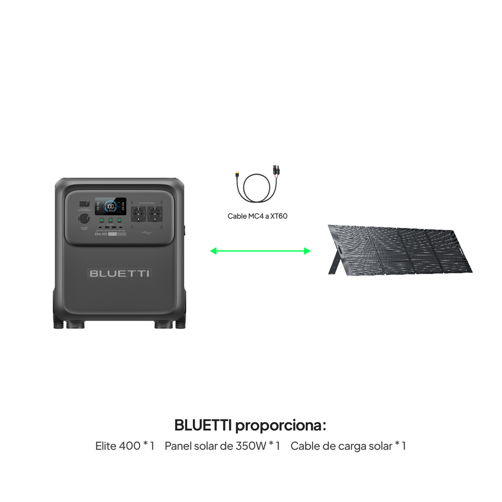 BLUETTI Elite 400 Estación de energía portátil | 2.600 W 3.840 Wh