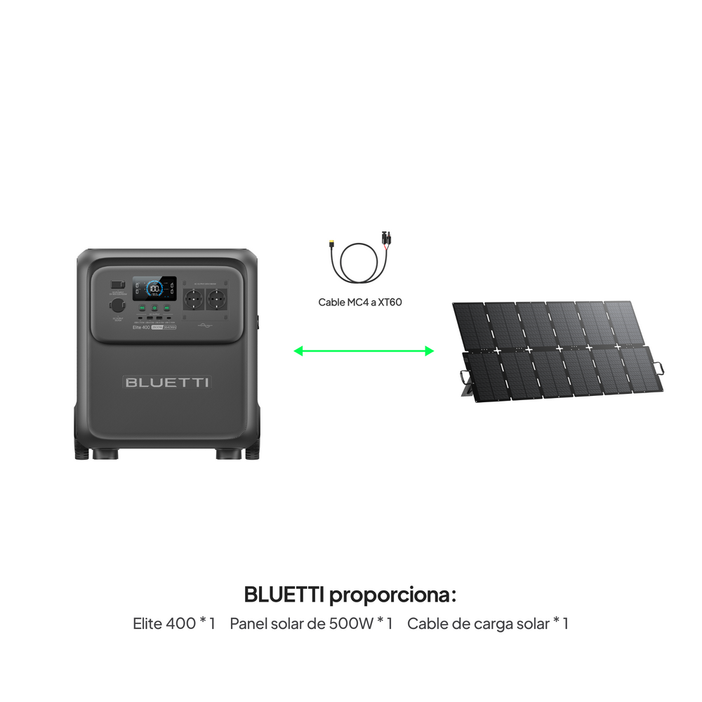 BLUETTI Elite 400 Estación de energía portátil | 2.600 W 3.840 Wh