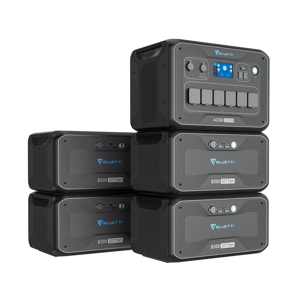 BLUETTI AC300+B300 Batería doméstica | 3.000 W 3.072 Wh