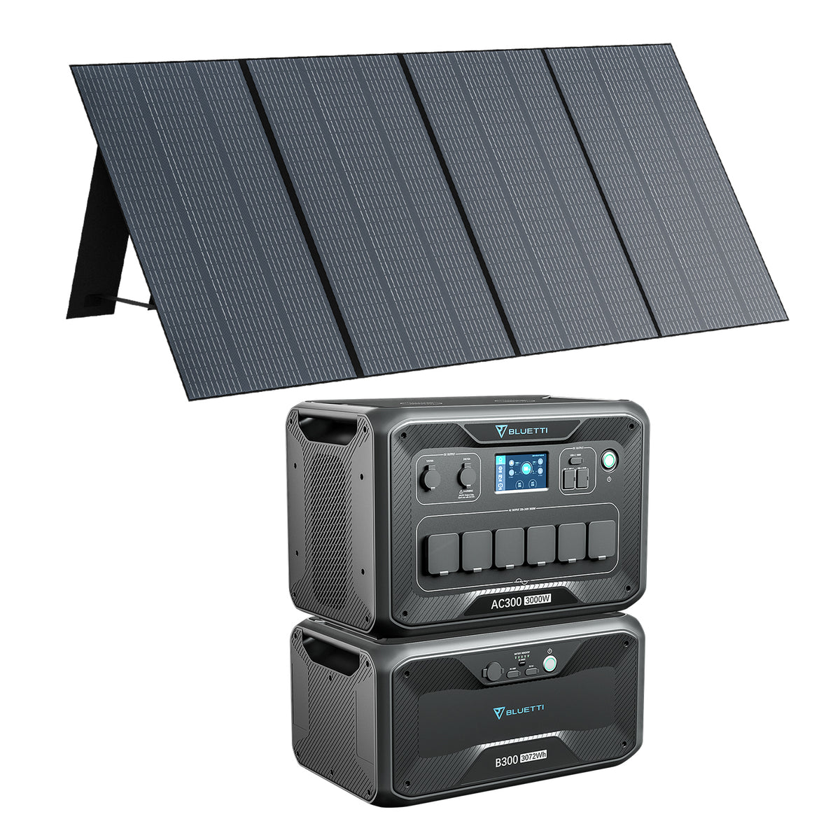 Generador Eléctrico BLUETTI AC70 con Panel Solar PV350, Generador Solar  768Wh, para Viajes, Autocaravana