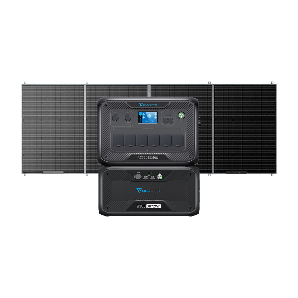 BLUETTI AC300 + B300 + PV350 Generador solar kit