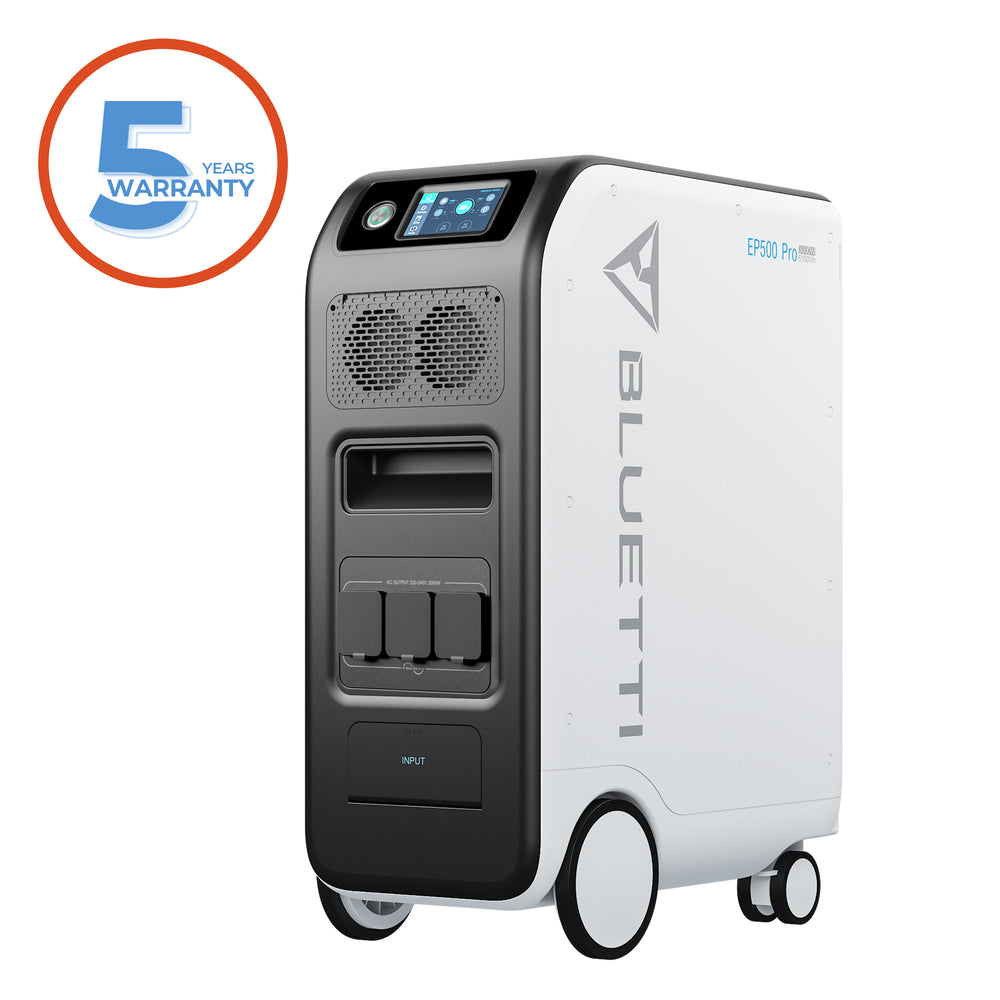 BLUETTI EP500Pro Solar Power Station | 3,000W 5,100Wh